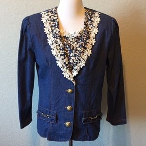 Vintage Denim Jacket Matthew & David For B.L.